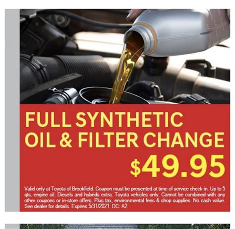 oil change coupons temecula ca.